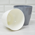 Кашпо Соло 3л RUBY, серый жемчуг