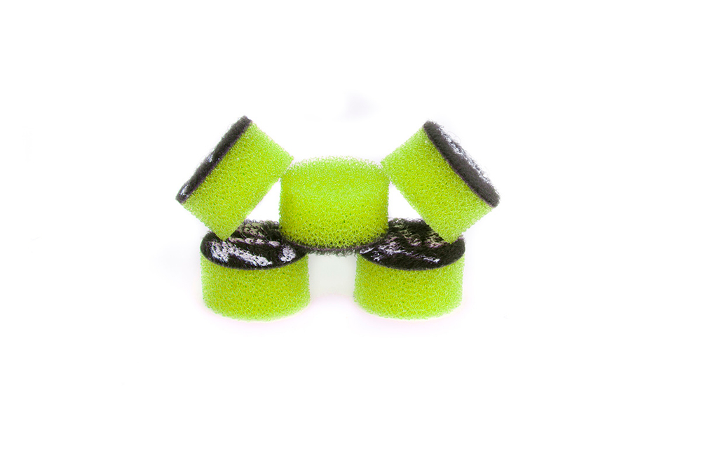 ZV-MINI159UF 15/9/15-ZviZZer MINI (набор 5шт) ЗЕЛЕНЫЙ ультрамягкий круг для гибкого вала