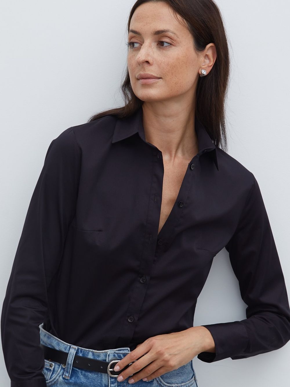 Рубашка Москва чёрная