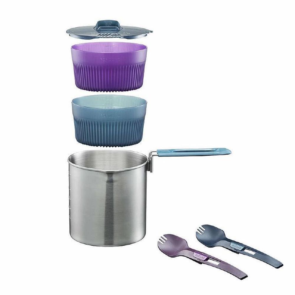 Набор посуды походный на 2 персоны Cooking set