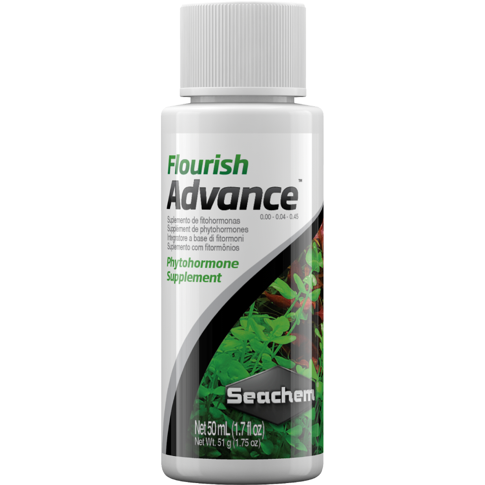 Добавка фитогормонов, минералов и питательных веществ Seachem Flourish Advance, 50мл., 5мл. На 80л.
