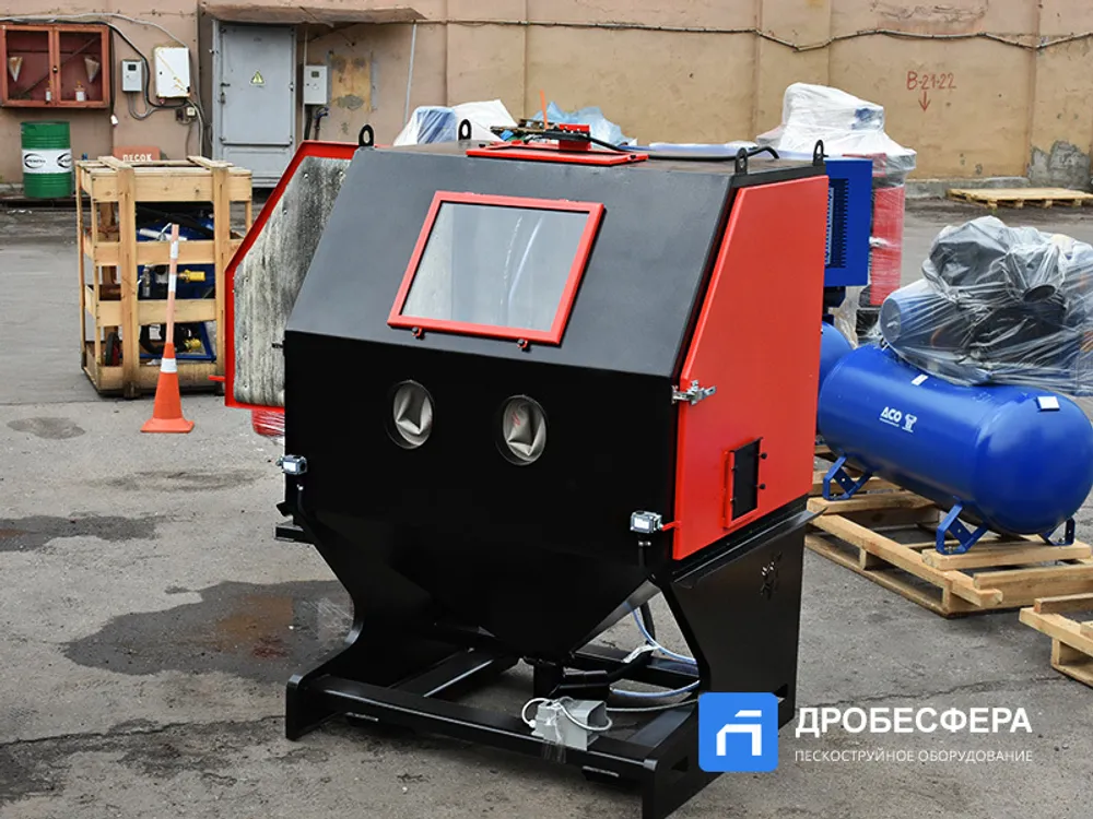 Пескоструйная камера PST КСО-110-Н-ФВР-М с боковой загрузкой
