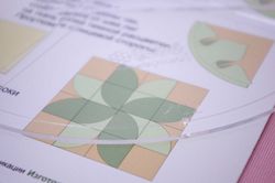 Блок "Четверть круга в квадрате - 2" (арт. K02)