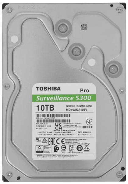 Жесткий диск 10TB SATA 6Gb/s Toshiba S300
