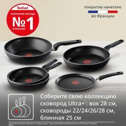 Сковорода для блинов Tefal Ultra+ 25 cм 4238525