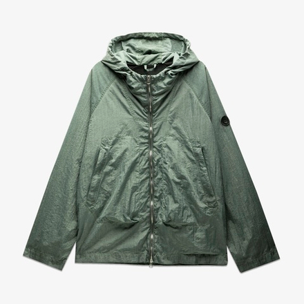 NLN_GMD_JCKT Metal Effect Green