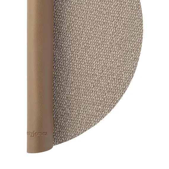 Салфетка сервировочная chelsea, D38 см, серо-бежевая