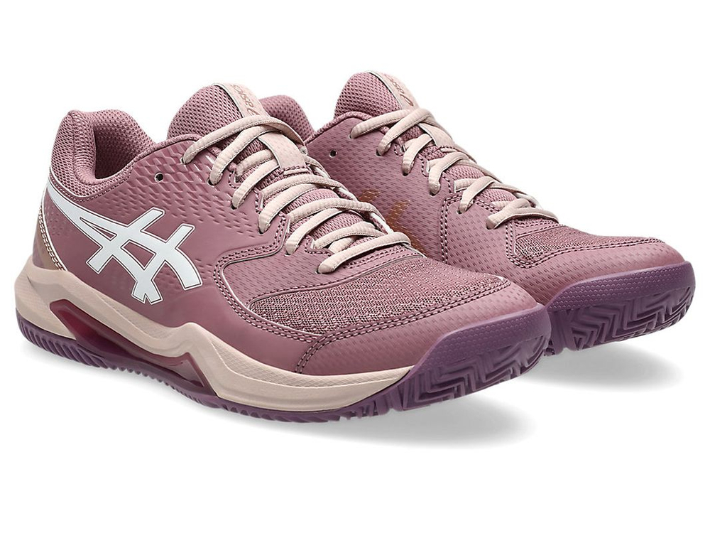 Женские кроссовки для Падел Asics Gel-Dedicate 8 Padel - purple oxide/white
