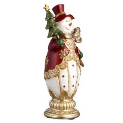 ФИГУРКА "СНЕГОВИК" 10,5*8*23 СМ