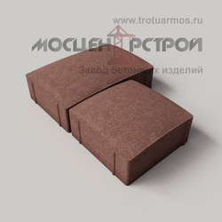  Тротуарная плитка Английский Булыжник 240/160х160х60
