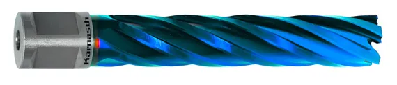 Корончатое сверло Karnasch 18х80 мм, BLUE-LINE, Weldon 19, арт. 20.1285-018