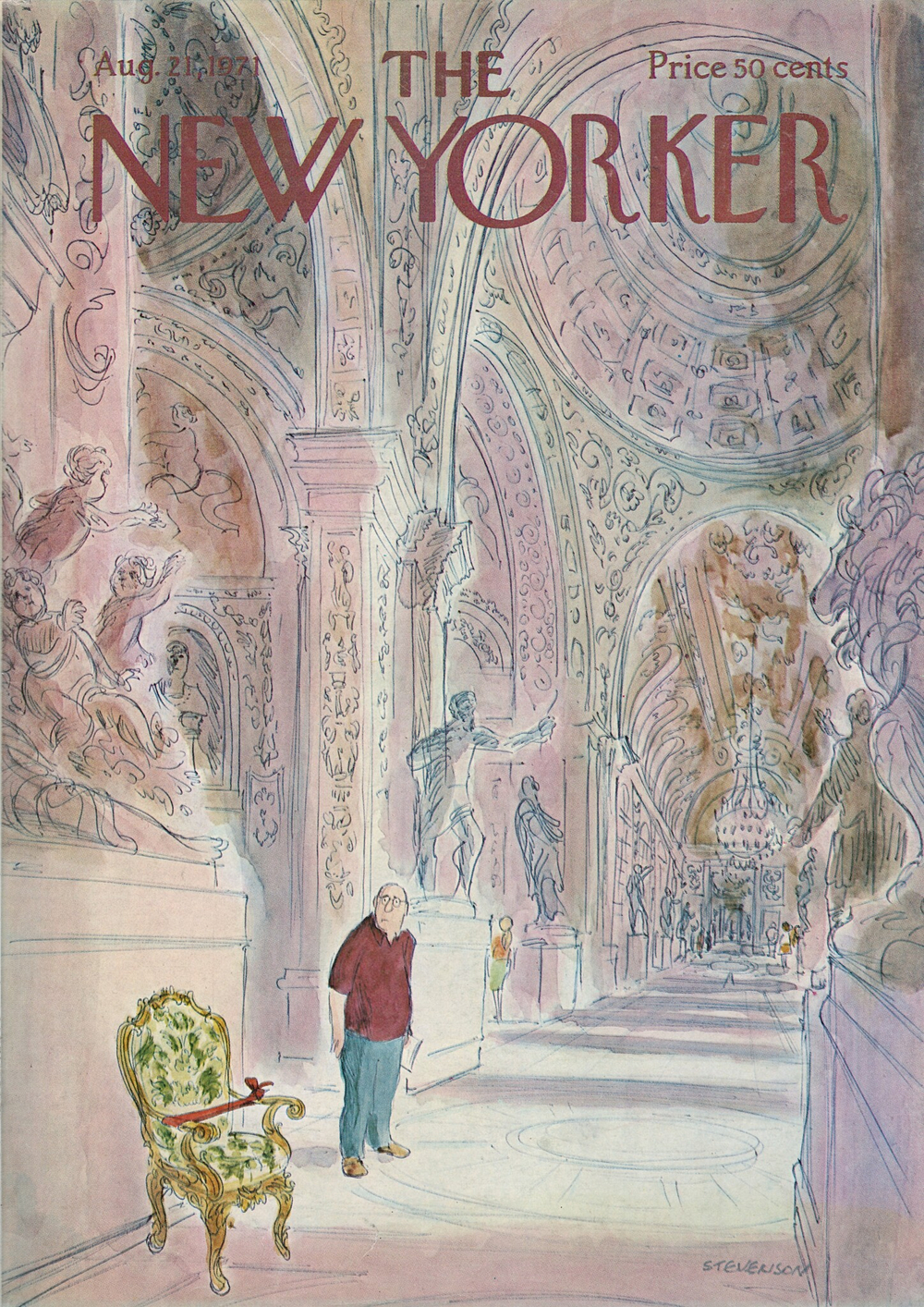 Журнал The New Yorker 21-08-1971, обложка