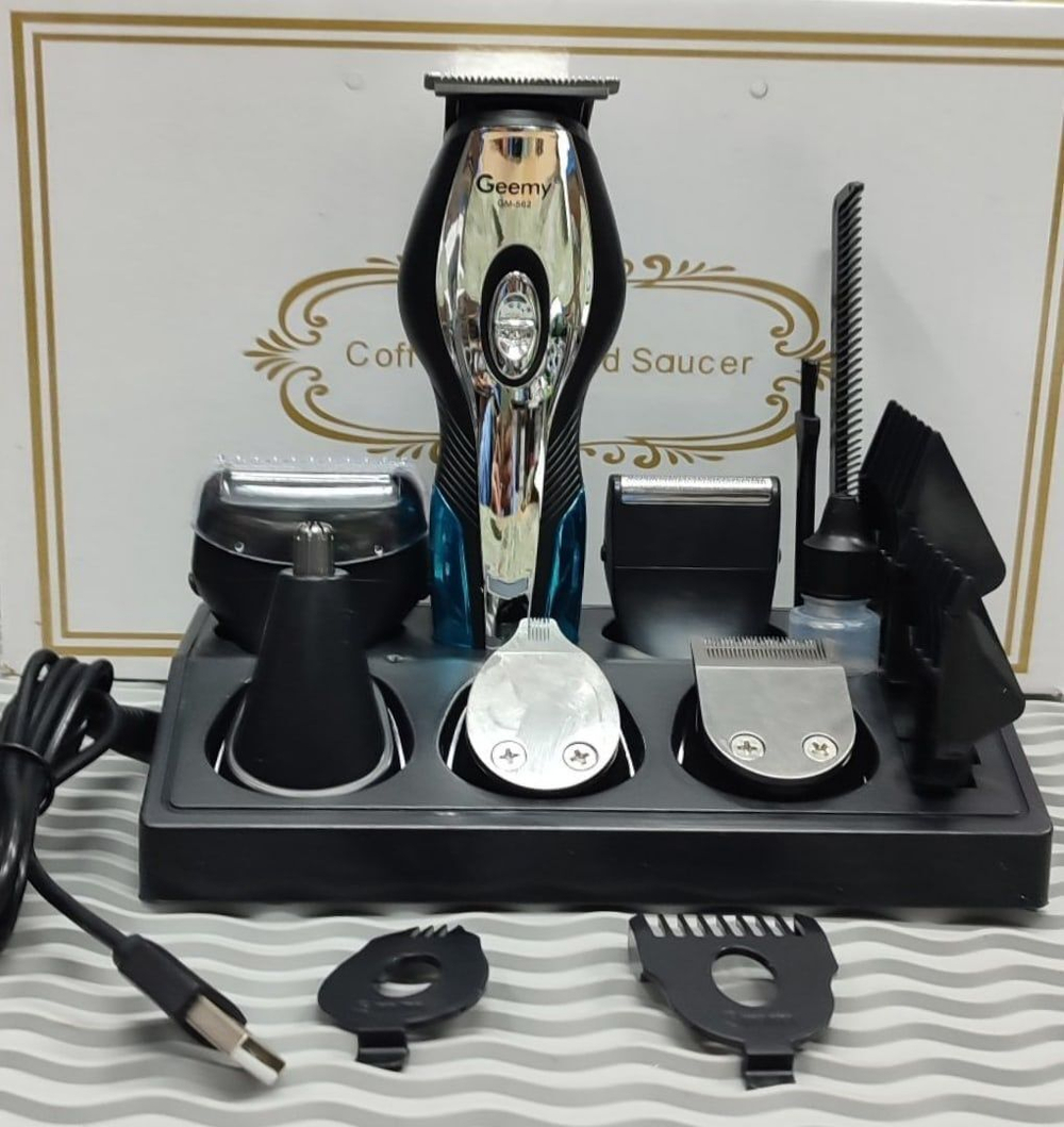 Набор для бороды, волос, носа, ушей и тела 11 в 1, Geemy GM-562