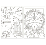 Symphony of Cute Animals. Coloring book