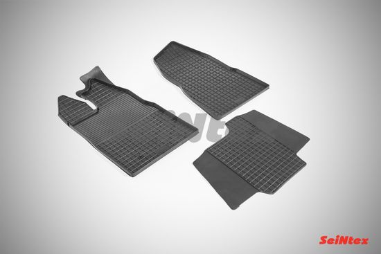 Резиновые коврики в салон Ford Transit Custom (2014-наст. время) "Сетка"