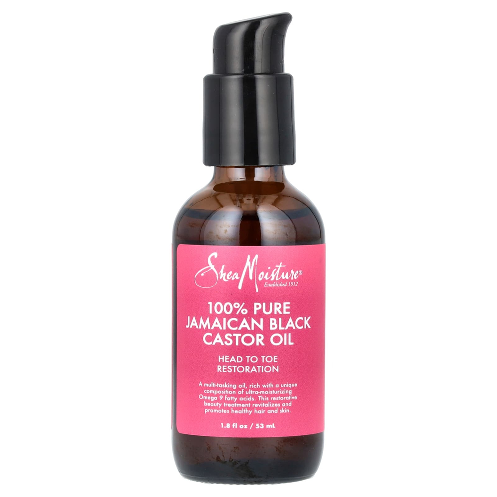 SheaMoisture, 100% чистое ямайское черное касторовое масло, 53 мл (1,8 жидк. унц.)