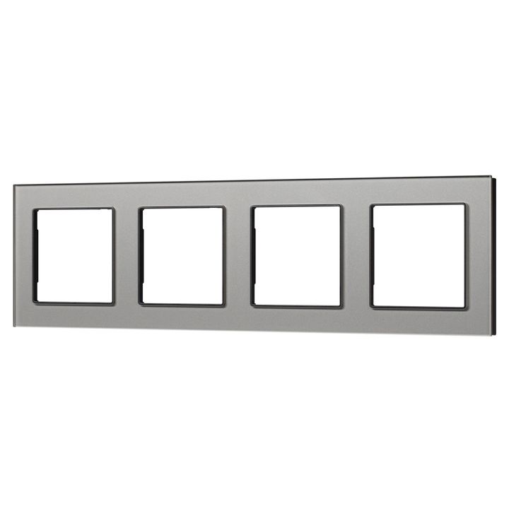 Рамка стеклянная FRM-GLARE-GS-4-GR Arlight 043804