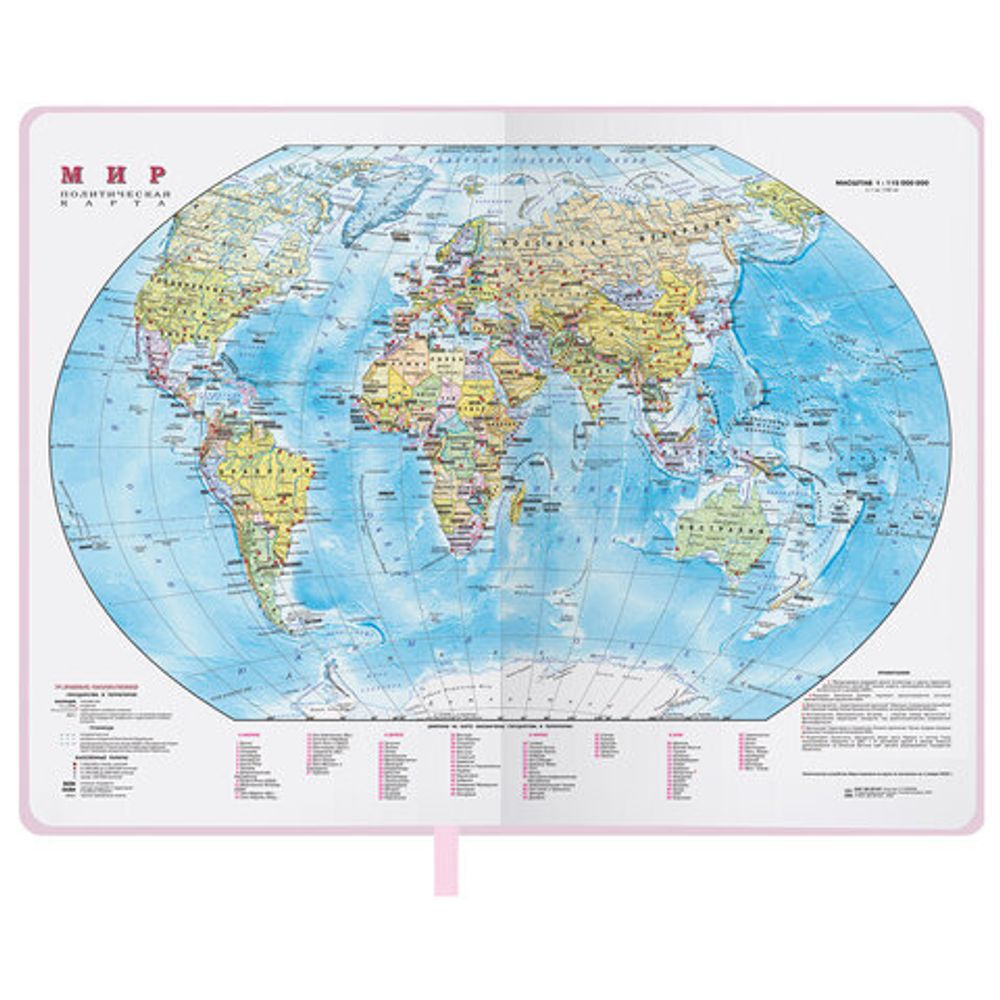 Ежедневник датированный 2023 А5 138x213 мм BRAUBERG "Profile", балакрон, светло-розовый, 114047