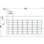 0800705 - BMKL 19X11 YE - Этикетки в листах DIN-A4