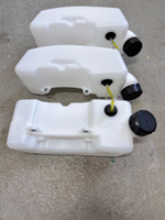 Бак прямая горловина 2 крепления бензокоса Китай 43/52cc