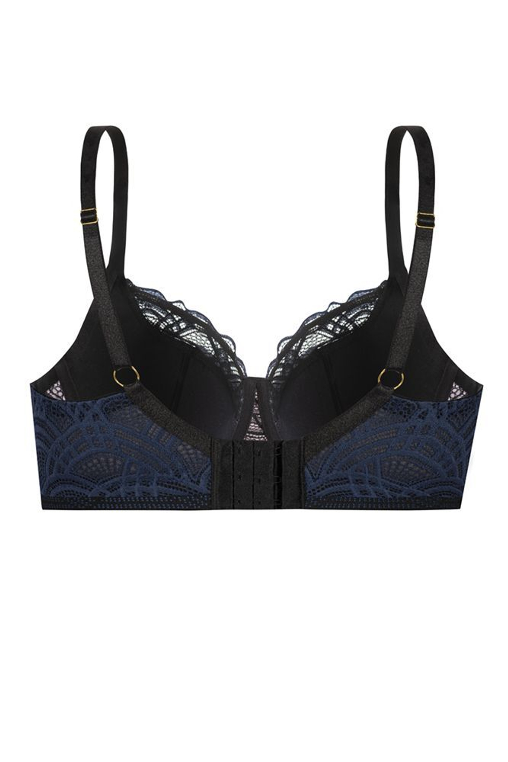 Красивый бюстгальтер Debora с чашками на тонком поролоне (Размер: 75G) (Цвет: темно-синий)