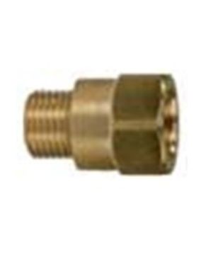 Переходник 1/4внеш - 1/4внут, 400bar, латунь (R+M 57620)