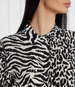 Платье с ремешком animal print Karl Lagerfeld - черный(240W1300)