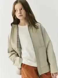 Ветровка из габардина "Шалфей" 7+