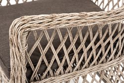 "Эспрессо-80 L" обеденная группа плетеная, цвет бежевый