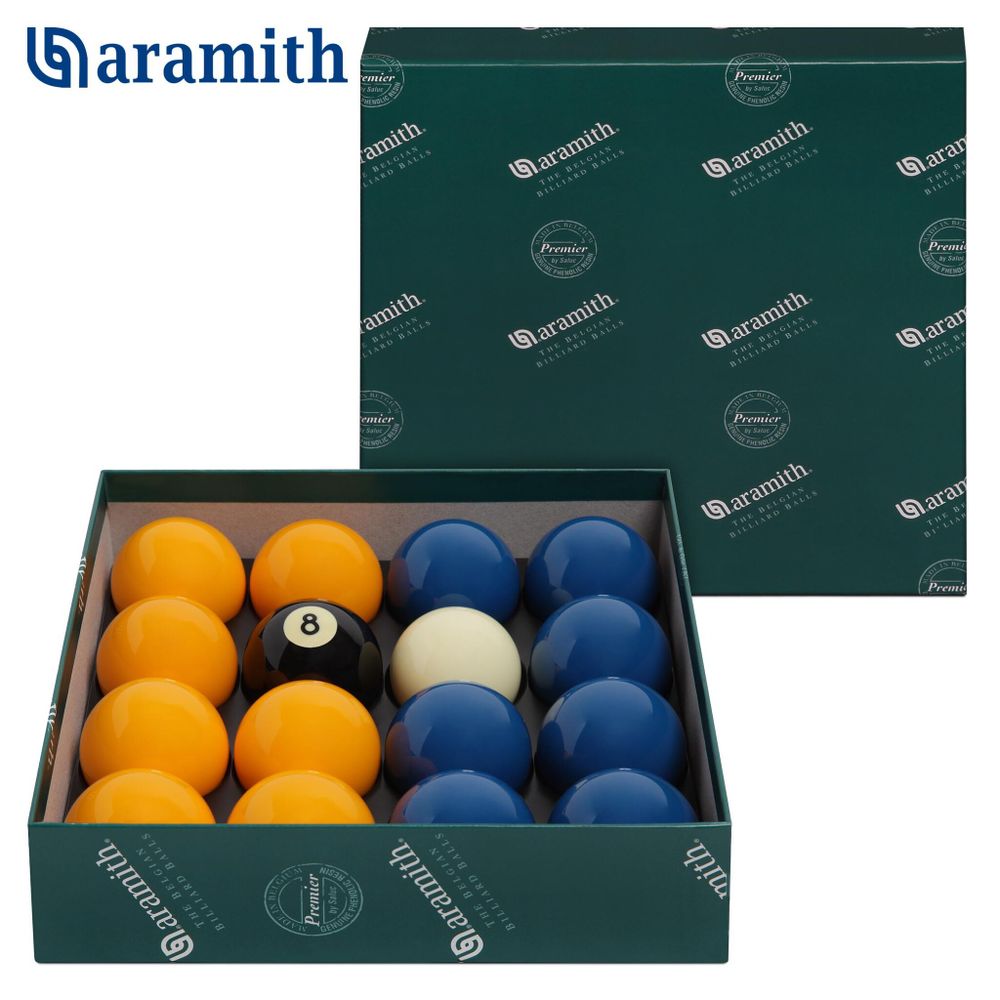 Шары Aramith Casino Blue &amp;amp; Yellow 8Pool ø50,8мм биток ø47,6мм