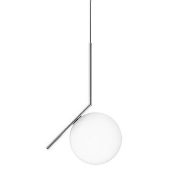 replica Flos IC Lighting S2 Chrome Pendant Lamp by Michael Anastassiades