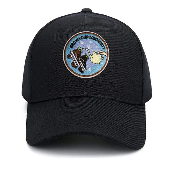 Нашивка термоаппликация на одежду и на рюкзак. Grow your community. Веган