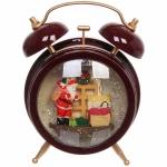 Сувенир с подсветкой «Новогодний будильник» 14*18*20 см