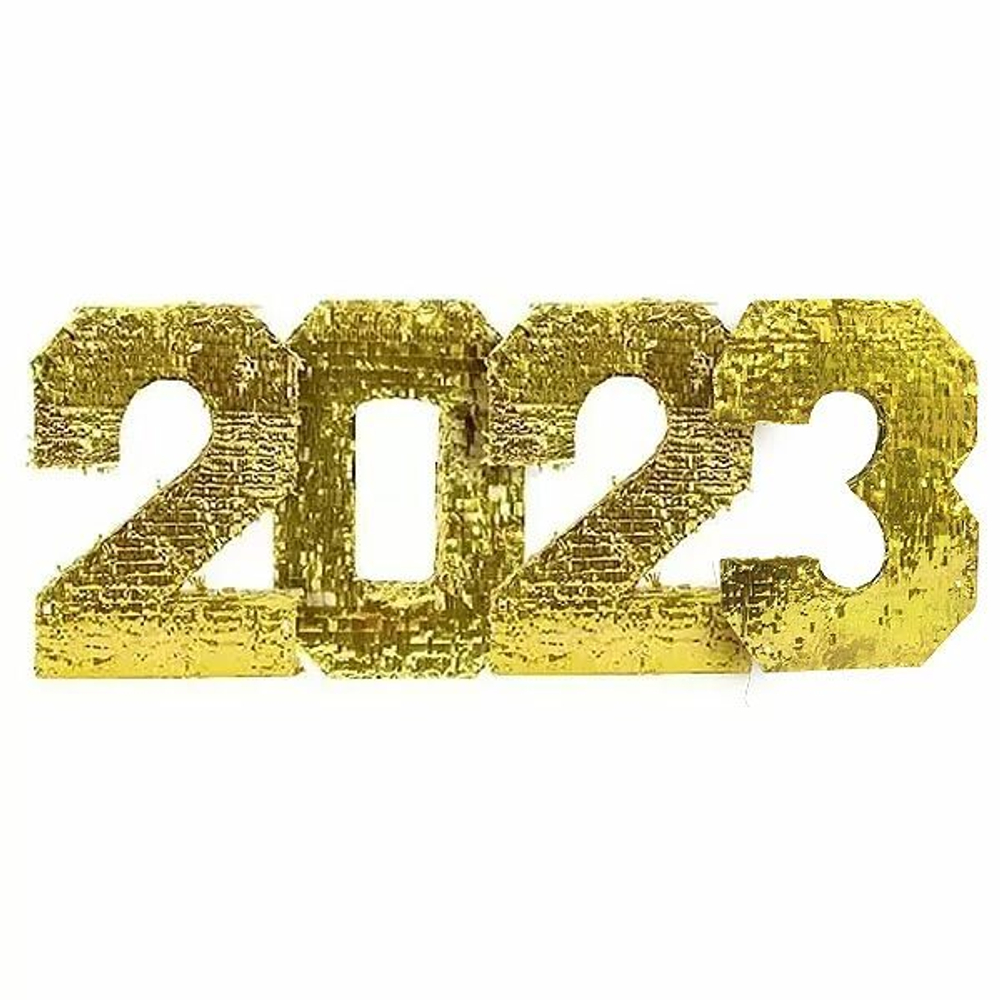 Комплект пиньят "2022" Золото