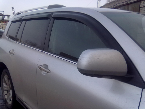 Дефлекторы боковых окон SIM для Toyota Highlander (2010-2013) арт.STOHIG1032/2b