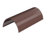 ТН ПВХ 125/82 мм, желоб (3 м), коричневый