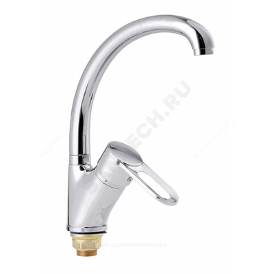 Смеситель для кухонной мойки ручка сбоку одноручный ПЛЮС ПСМ-335-008 Профсан PSM-335-008