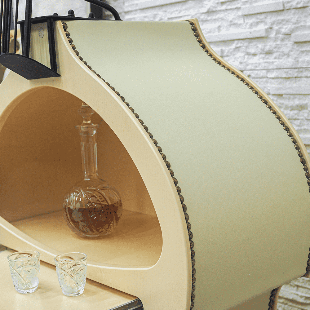 Мини-бар Контрабас 2 Айвори Беж Антик Найт