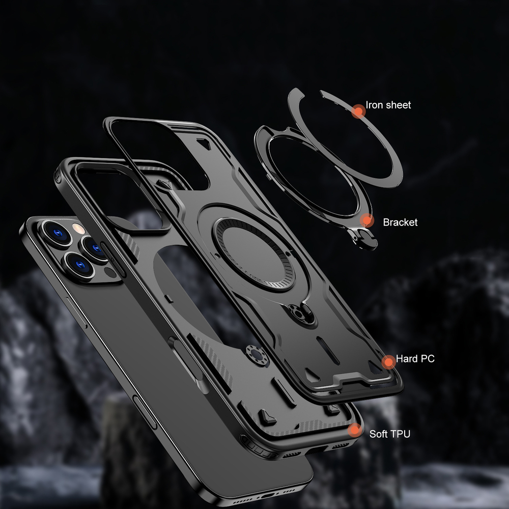 Чехол Magneto Case с кольцом для iPhone 16 Pro Max