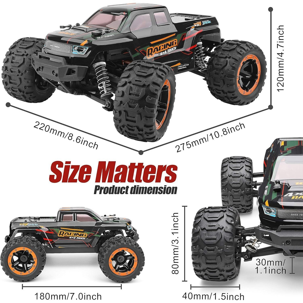 Радиоуправляемая машинка Hailboxing 1:16 4WD HBX-16889 Ravage