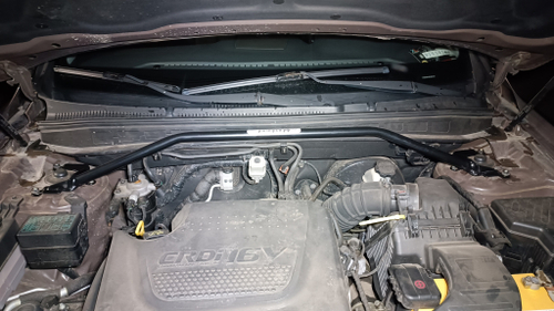 Распорка передних стоек Hyundai Santa Fe 2 с интеркулером сверху (2-го поколения) CM (ПОД ЗАКАЗ)