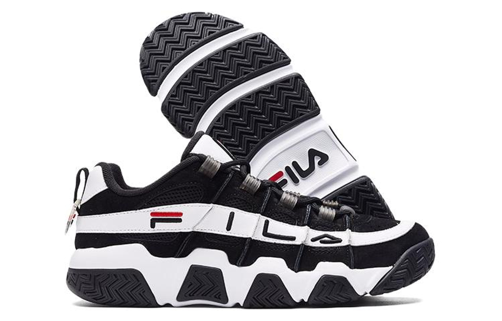 FILA Barricade Low "Black And White"