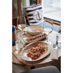 Блюдо овальное 32,5*20 см h7 см 100 мл Pearl Shell Frutti di Mare P.L. [1]