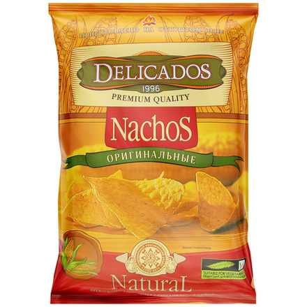 Чипсы Nachos «Delicados» Кукурузные BBQ - 500 г