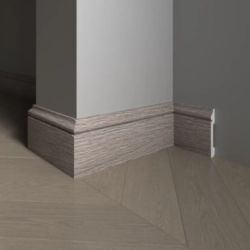 005-80SH Напольный плинтус (79*13*2400мм)/24шт, шт