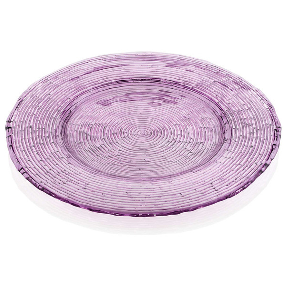 Тарелка подстановочная IVV Мультиколор 34см аметист