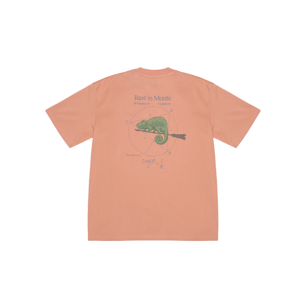 Футболка Nothomme Mountain Wild 5A AntiBacterial T-Shirt «Peach Tangerine"