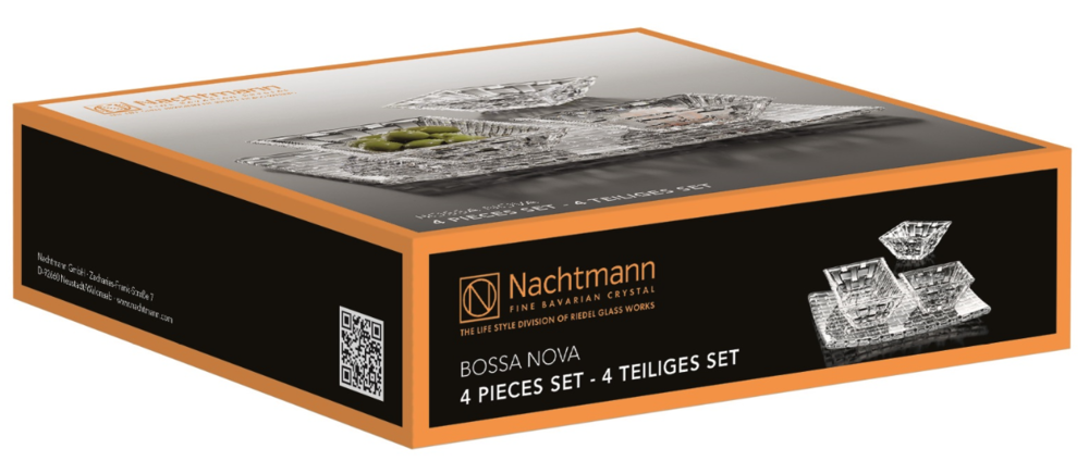 Набор салатников 3шт и блюдо Nachtmann Bossa Nova