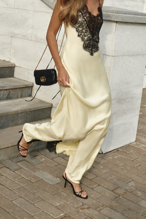 Комбине на бретелях lime