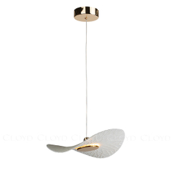 Подвесной светильник Cloyd FLOPPY P1 / Ø20 см - керамика - золото (арт.12501)